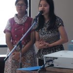 Foto Pembawa Acara oleh Angella Herlina Ditasari dan Sriwahyuni I. R.